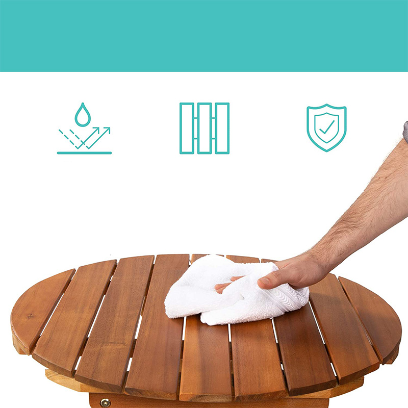 Набор из 3 предметов для бистро со складным столом и 2 стульями