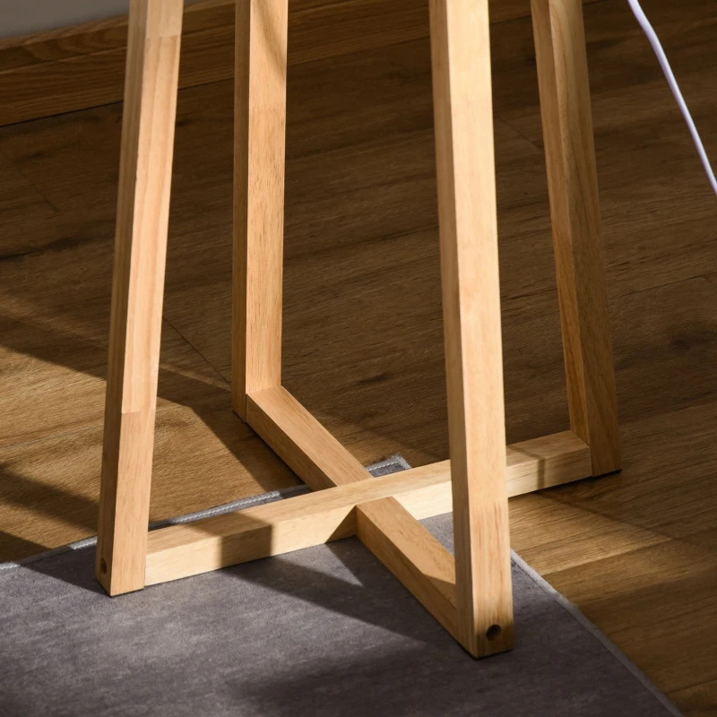 Современный напольный светильник для спальни с барабанным абажуром, ножным педальным переключателем