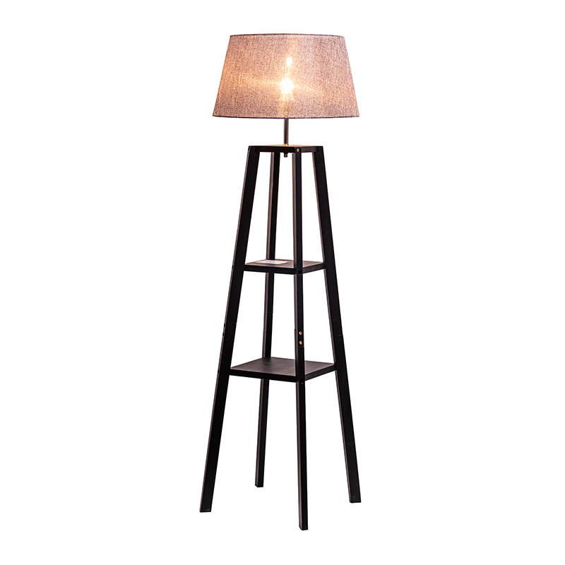 Современный напольный светильник для спальни с барабанным абажуром, ножным педальным переключателем