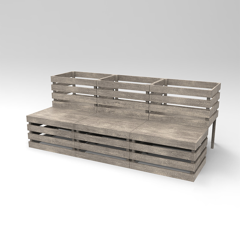 3-х уровневая приподнятая садовая кровать Отдельно стоящая сеялка для овощей, трав и цветов