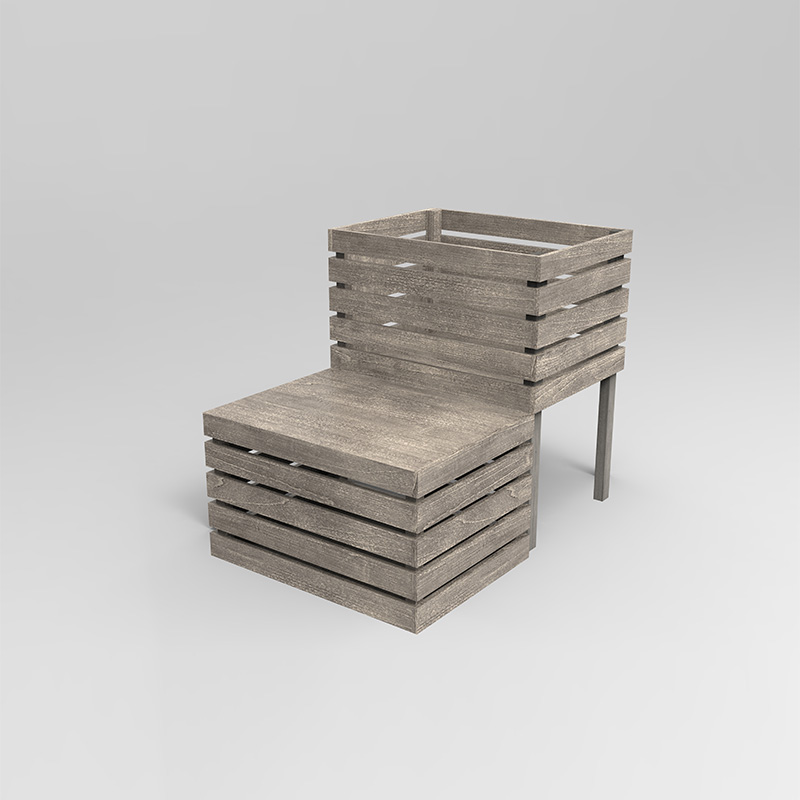 3-х уровневая приподнятая садовая кровать Отдельно стоящая сеялка для овощей, трав и цветов