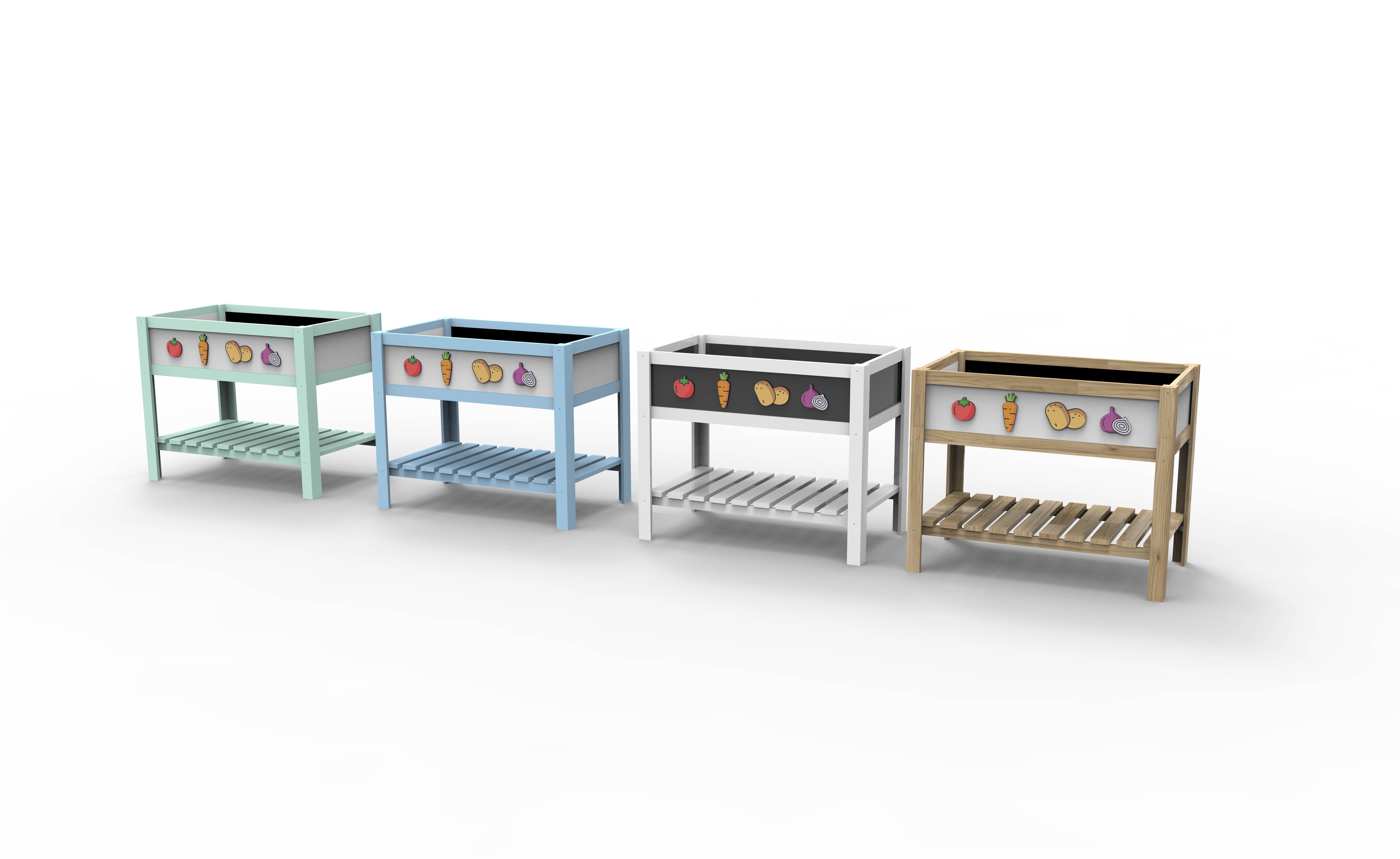 Детская садовая грядка