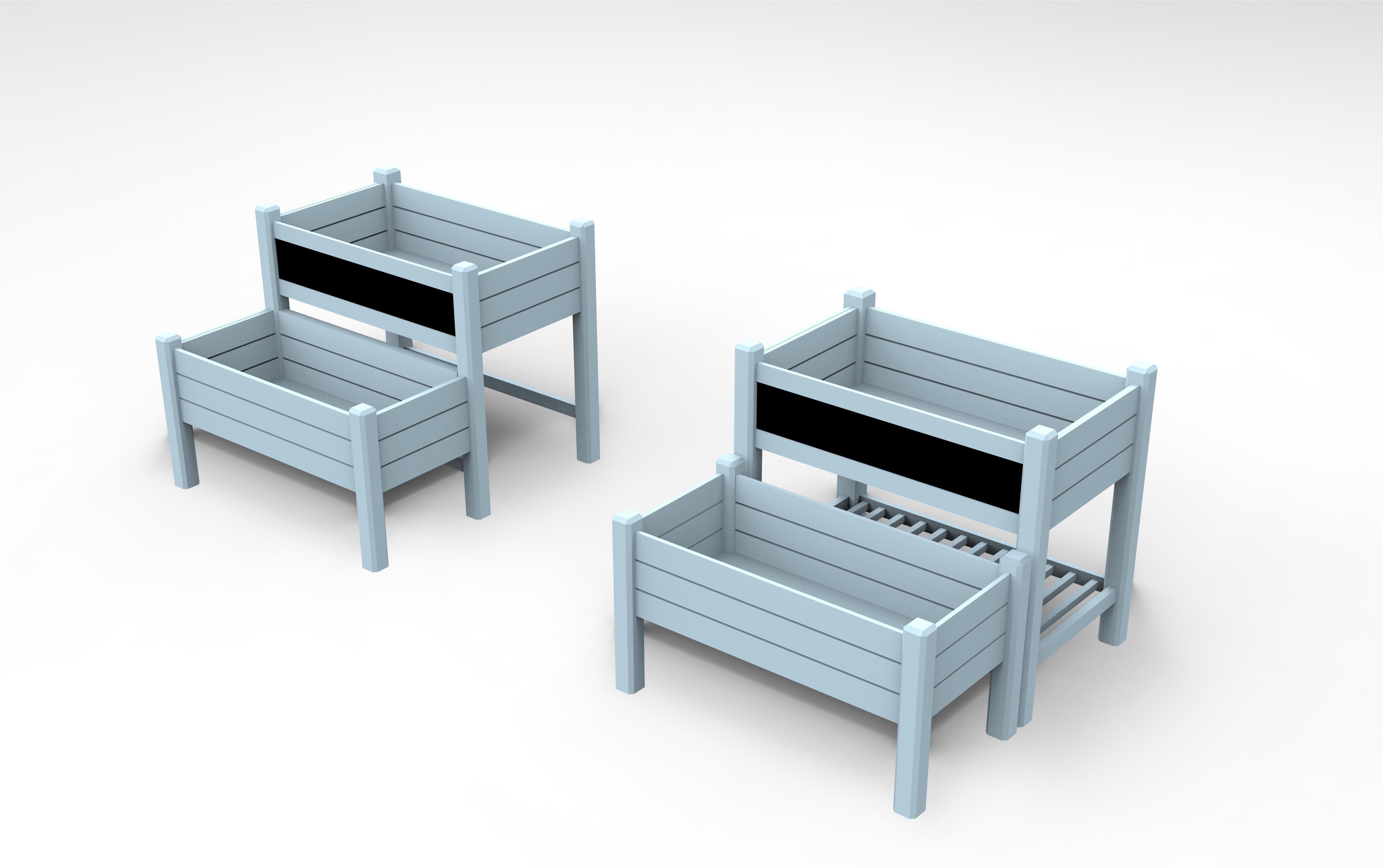 Детская садовая грядка