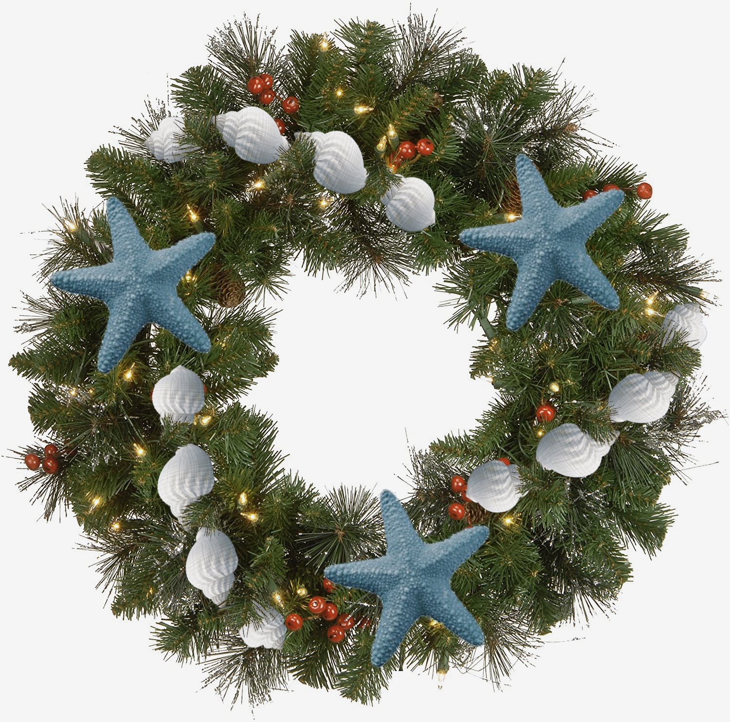 Lixincrafts декор приморского святилища, декор в морском стиле, венок из ракушек