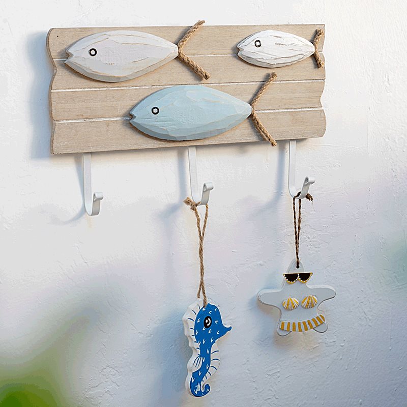 Lixincrafts приморский декор святилища, декор в морском стиле, корабельное колесо-рыбный декор