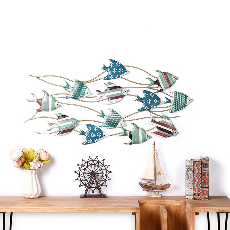 Lixincrafts приморский декор святилища, декор в морском стиле, корабельное колесо-рыбный декор
