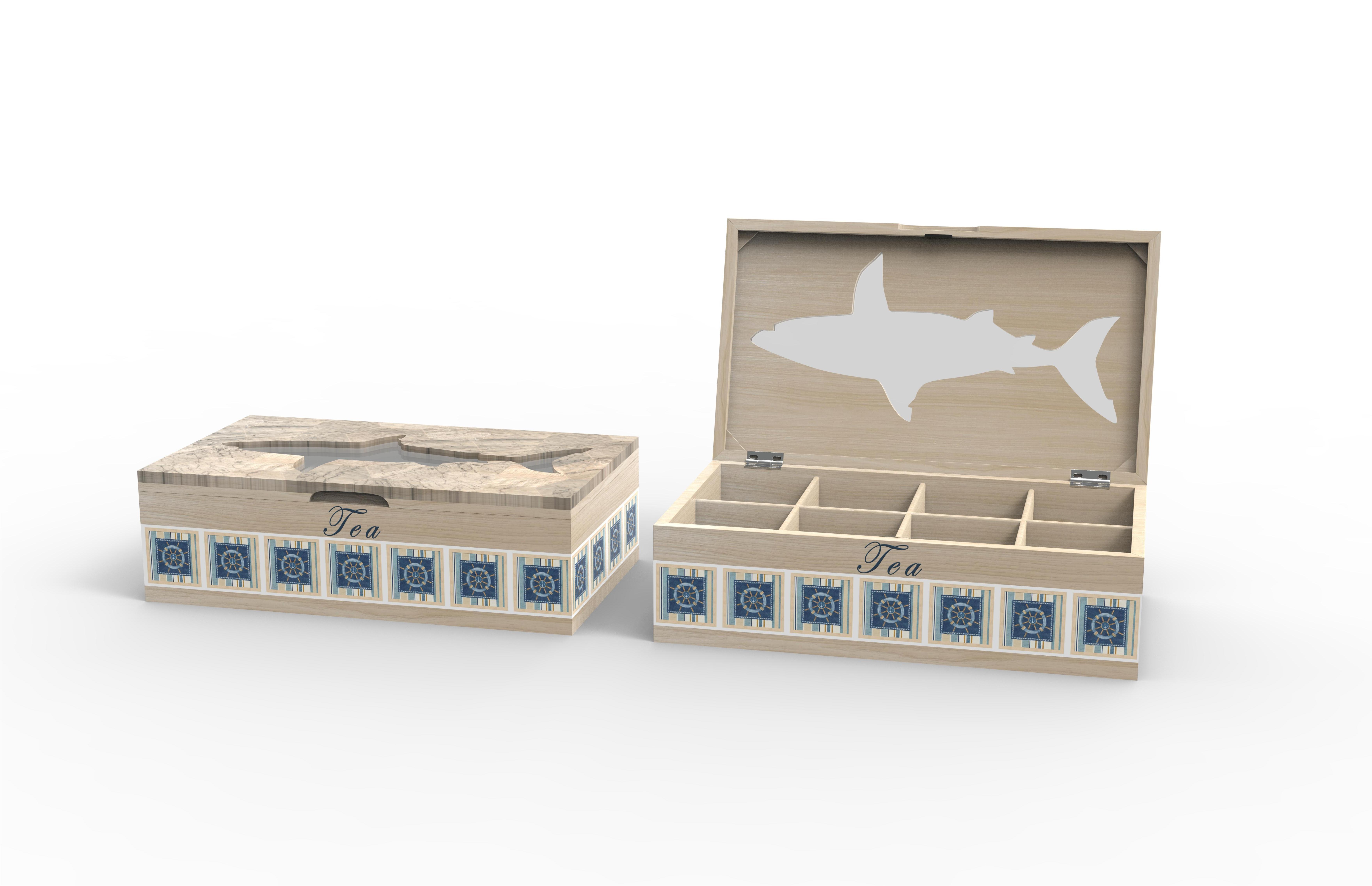 Lixincrafts декор для приморского святилища, декор в морском стиле, коробка для чая